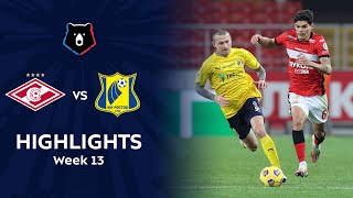 Highlights Spartak vs FC Rostov 01  RPL 202021 [upl. by Piers]