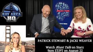 Hilarious Patrick Stewart quotBlunt Talkquot Interview wJackie Weaver [upl. by Aurel]