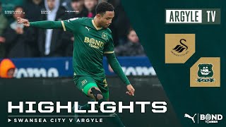 Swansea City v Plymouth Argyle highlights [upl. by Fisher]