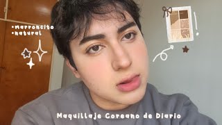 🍪 ✨️ MAQUILLAJE COREANO DE DIARIO  daily korean makeup [upl. by Shermy]