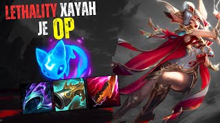 Lethality Xayah Je OP U Novoj Sezoni Xayah Gameplay Patch 141 [upl. by Aneeled]