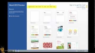 Microsoft Office 2013  Word 2013 quotQuick Start Guidequot [upl. by Acirfa436]