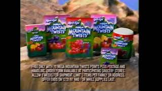 KoolAid Mega Mountain Twists Ad Camera 1997 [upl. by Aiotal]