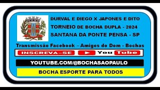 DURVAL E DIEGO  JAÚ x JAPONÊS E DITO  ARAÇATUBA  FINAL TORNEIO BOCHA SANTANA DA PONTE PENSA  SP [upl. by Pare431]