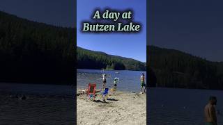 A DAY AT BUTZEN LAKE 🌸🌸summer summervibes summershorts beach vlog canada swimming [upl. by Ial]