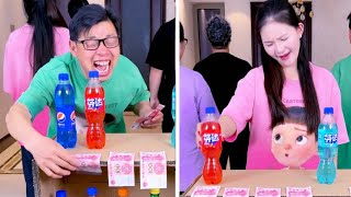 Who Wins The Most Banknotes Blind Box Drink Gamegame party [upl. by Mail]