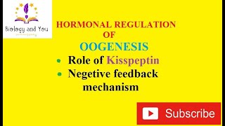 Hormonal Regulation of Oogenesis Role of KISSPEPTIN in Regulation For more go to the Description [upl. by Sivatnod]