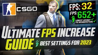 🔧 CSGO Dramatically increase performance  FPS with any setup 2023 BIG UPDATE📈✅ [upl. by Ahsie]