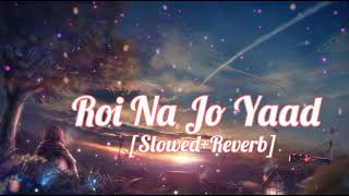 Roi Na Jo Yaad Meri Aayi Ve 💔💔 Slowed  Reverb  Lofi Song [upl. by Jessen]