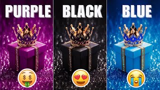 Choose Your Gift🎁 💜🖤💙🎁 PinkBlack or Blue How Lucky Are Youchooseyourgift [upl. by Eohce137]