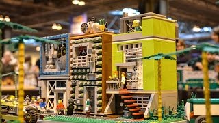 My LEGO moc display  BRICK 2016 pictures amp musci [upl. by Mcclees]