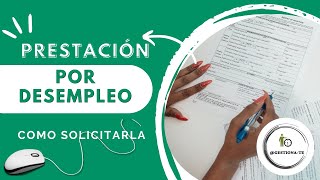 Prestación contributiva por desempleo Solicitar por internet [upl. by Nylaj]