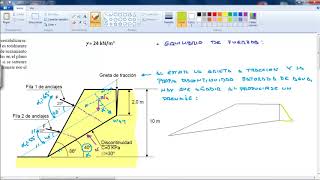 Cómo Calcular La Estabilidad De Un Talud Ejercicio 2 FACIL [upl. by Anibla]