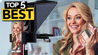 TOP 5 Best Teleprompter for Youtube videos  2024 Buyers Guide [upl. by Trebreh]