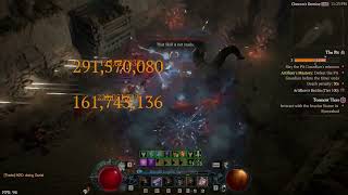 Diablo 4 Season 6 PTR Pit 100 Throw Barbarian [upl. by Pilif508]