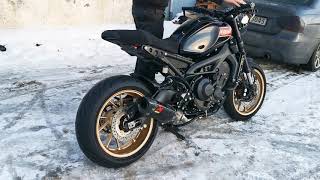 Yamaha XSR 900 TURBO 2020 80 BLACK MC GARASJEN EDIT [upl. by Lyrad691]