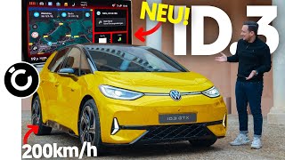 VW ID3 Facelift 2024  NEUER AKKU und 200 KMH dank GTX Performance Version [upl. by Alak844]