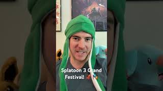 Splatoon 3 Grand Festival Final Splatfest on 912 splatoon3 splatfest nintendoswitch splatoon [upl. by Dianna]