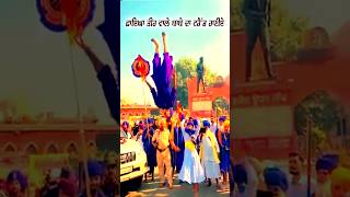 Teer wale babe da trend raniye  Nihang Singh  Khalsa shorts trend jump nihangsingh [upl. by Koosis]