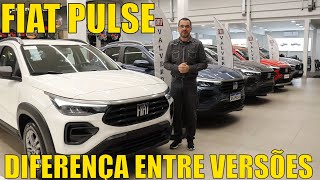 Fiat Pulse 2022  Diferenças entre todas as versões Drive Audace Impetus [upl. by Nitsirk692]