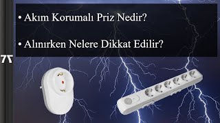 Akım korumalı priz nedir Alırken nelere dikkat edilmeli [upl. by Feucht]