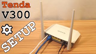 Tenda V300 Modem Router VDSL2 • Unboxing installation configuration and test [upl. by Eahcim]