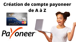 Comment créer un compte Payoneer et obtenir une mastercard Payoneer gratuite nouvelle méthode [upl. by Otrebcire234]