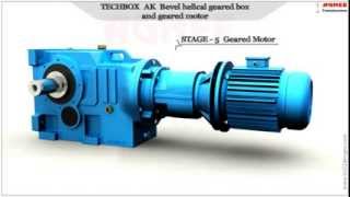 Bevel Helical Geared Motor AK series Helical Bevel Geared Motor [upl. by Xonnel13]