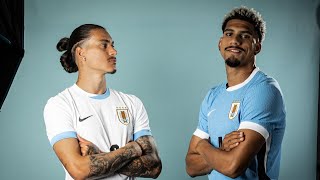 Presentación de la nueva camiseta de Uruguay para la Copa América 2024 [upl. by Otrebmuh]