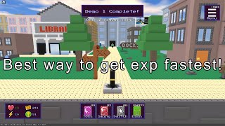 Block Tales Best way to get exp fastest [upl. by Ahsya]