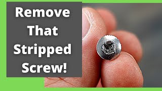 How to easily remove a stripped Alan head or torx head bolt [upl. by Monia572]