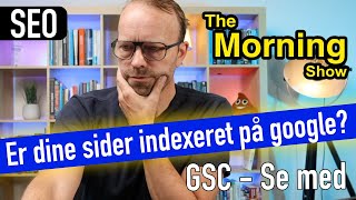 Er dine sider indexeret på Google  Sådan finder du af det Google Search Console [upl. by Kaden160]