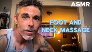 ASMR  Relaxing Foot amp Neck Massage Roleplay [upl. by Sherri563]