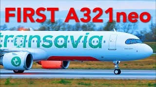 FIRST Transavia Airbus A321neo [upl. by Sirama]