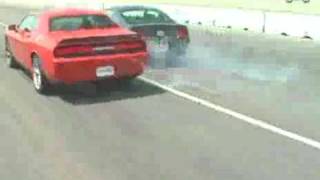 Ford Mustang Bullitt Vs Dodge Challenger SRT8 [upl. by Latisha]