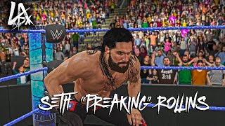 WWE 2K16 Mod 2K23 PC Enhanced  Seth Rollins WWE 2K22 Hacked Entrance amp Ripcord Knee Finisher [upl. by Adrienne]