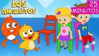 El Juego de Las Sillas Musicales 🪑  Canción Colección  Los Amiguitos Canciones Infantiles [upl. by Lyda]