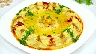 Hummus libanez  Hummus recipe  JamilaCuisine [upl. by Amethist]