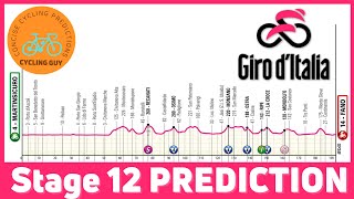 Giro dItalia 2024 Stage 12  PREVIEW  FAVOURITES  PREDICTION [upl. by Remy]