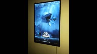 Light Box LED Poster Frame Display  Cinema Movie Theater Style  New World Orders [upl. by Yelssew]