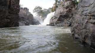 Hogenakkal Water Falls 2018  Waterfalls near Bangalore  Full flow [upl. by Maida626]