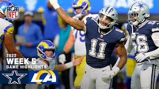 Dallas Cowboys vs Los Angeles Rams  2022 Week 5 Game Highlights [upl. by Aran301]