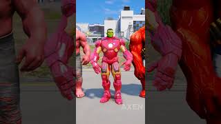 RANDOM SPIDERMAN VS REDHULK IRON BATTLE gta5 hulk [upl. by Occer]