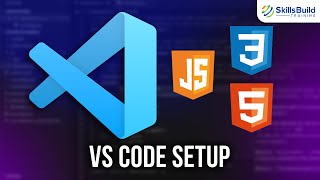 How to Setup Visual Studio Code for Web Development  HTML CSS and JavaScript [upl. by Demah]