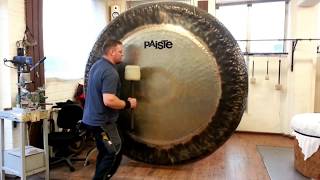 Paiste  80quot Symphonic Gong played by Paiste Gong Master Sven [upl. by Springer]