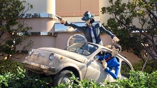 Riding the Lupin the 3rd VR rollercoaster  Universal Cool Japan [upl. by Yelir]