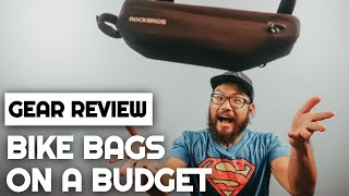 Bikepacking Bags on a Budget  ROCKBROS Bike Bag Review [upl. by Anerok774]