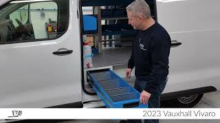 Van Racking Solutions  Vivaro 2023  Service Van Racking [upl. by Htiekel]