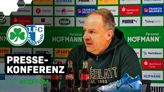 Zorniger quotSelbstvertrauen ist total daquot  PK vor SGFFCM [upl. by Neelia]