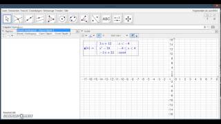 Geogebra abschnittsweise definierte Funktionen [upl. by Earej]